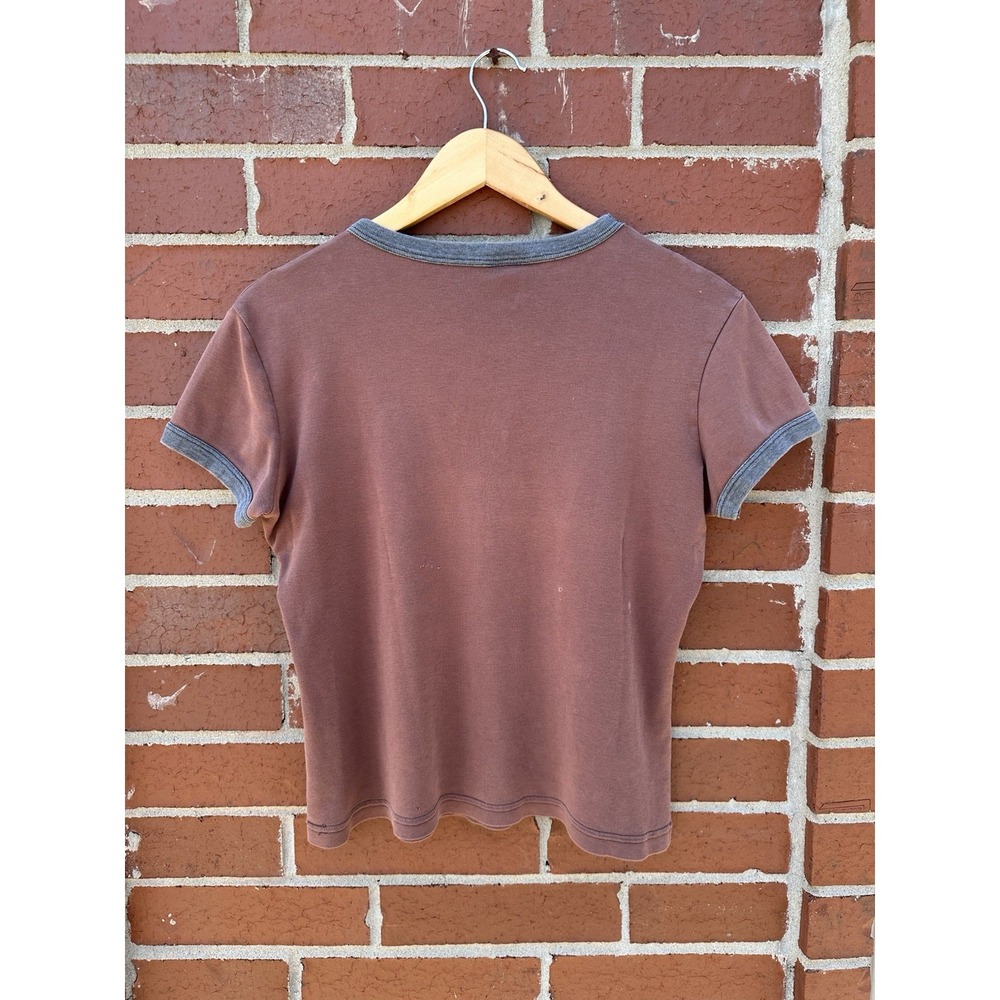 Vintage 90s Stussy Sista Garment Co Bear Ringer Tee Size Large - Picture 4 of 8